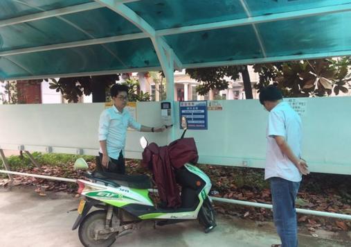 電動車預警充電樁亮相高交會